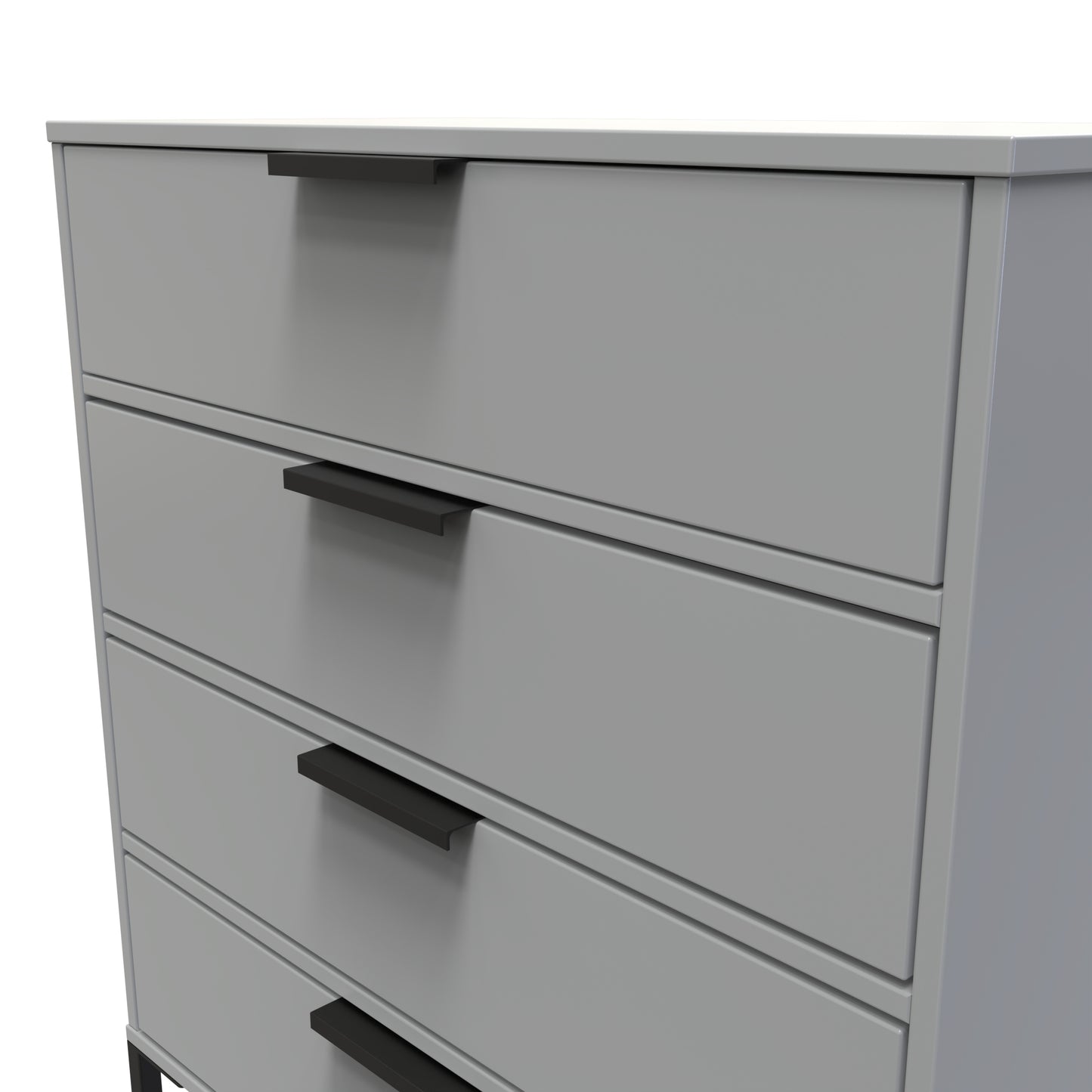 Diego G Chest of Drawers Grey 4 Drawers 91cm