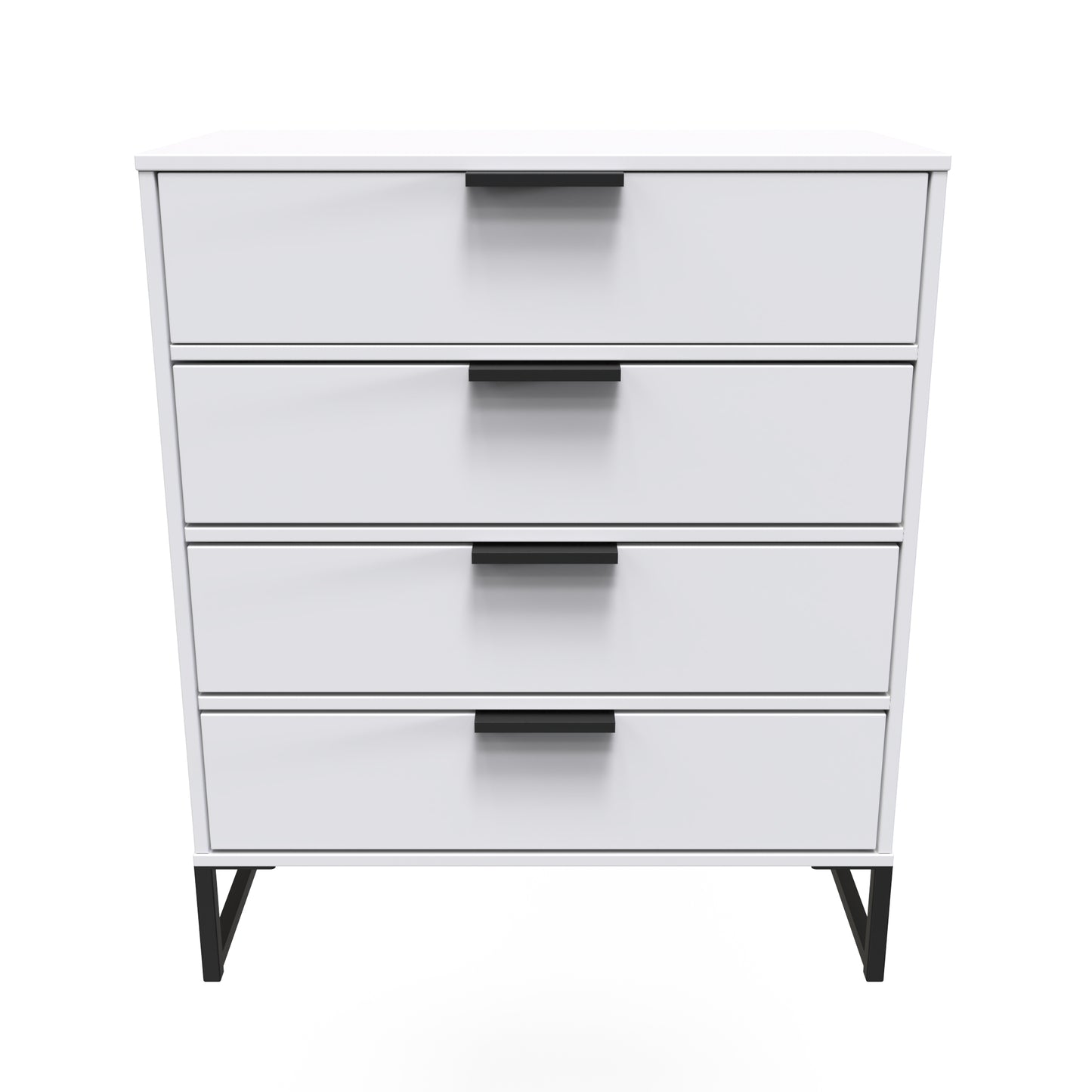Diego G Chest of Drawers White 4 Drawers 91cm