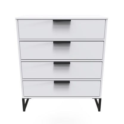 Diego G Chest of Drawers White 4 Drawers 91cm