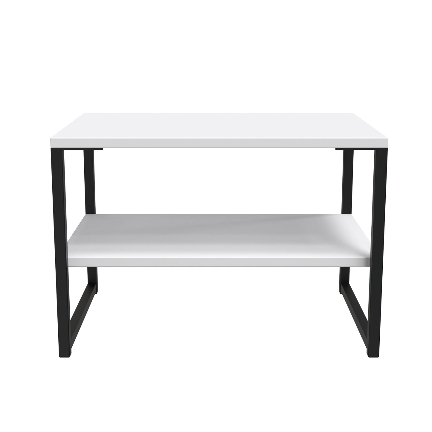 Diego G Side Table White 1 Shelf 58cm