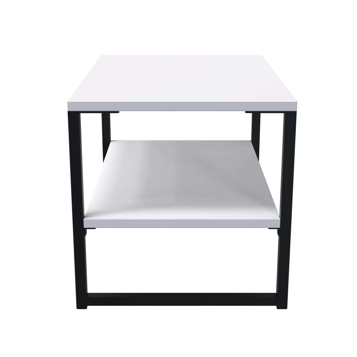 Diego G Side Table White 1 Shelf 58cm