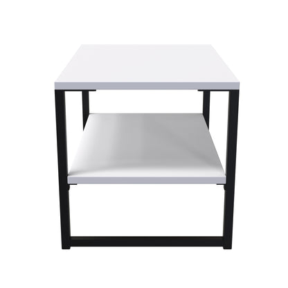 Diego G Side Table White 1 Shelf 58cm