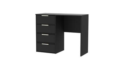 Diego J Desk Black 4 Drawers 97cm