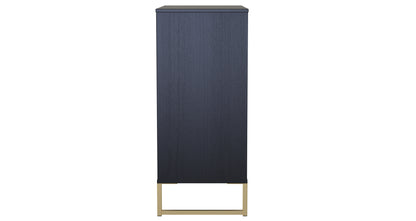 Diego J Chest of Drawers Black 4 Drawers 91cm