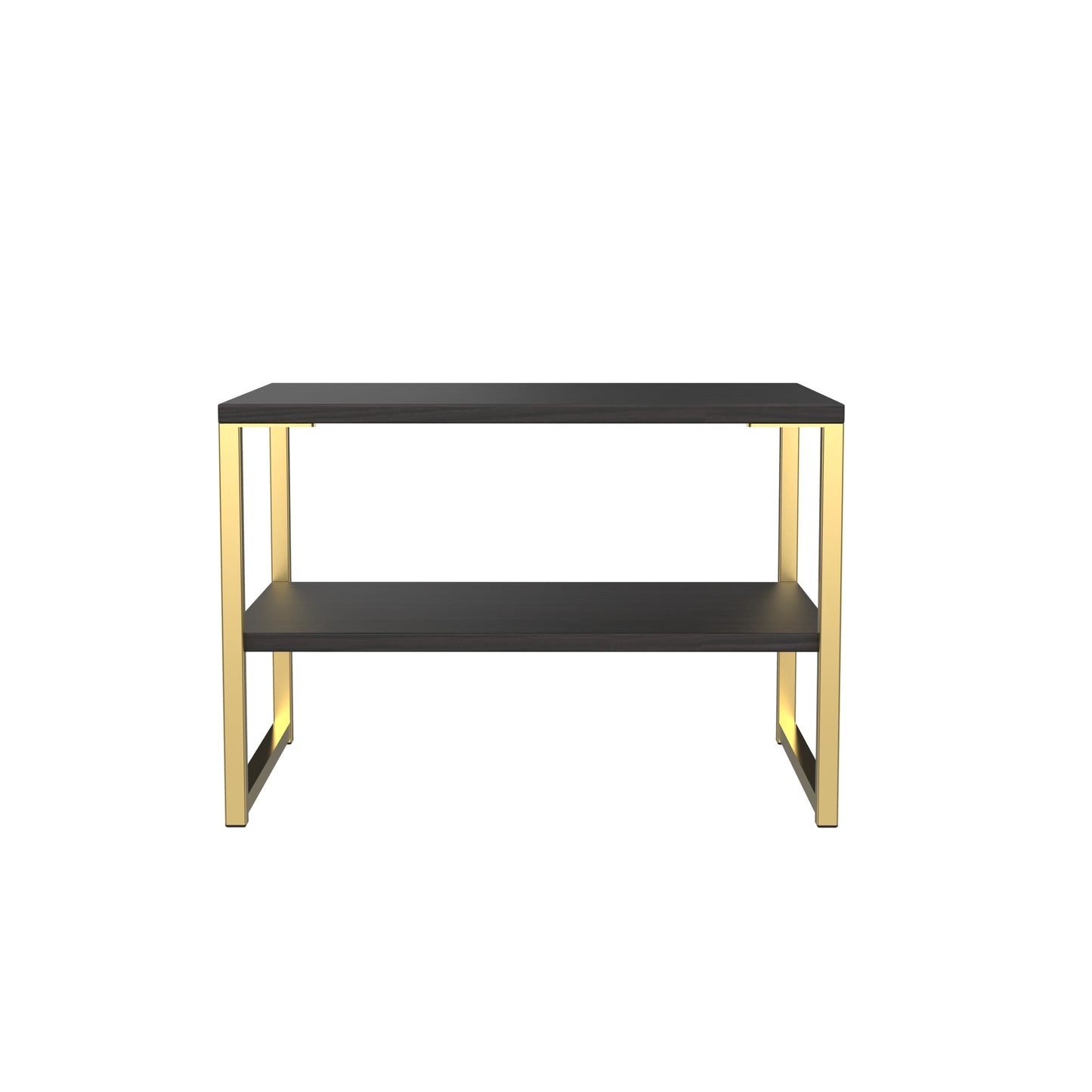 Diego J Side Table Black 1 Shelf 58cm