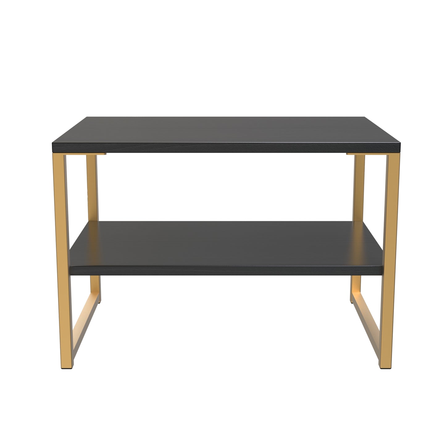 Diego J Side Table Black 1 Shelf 58cm