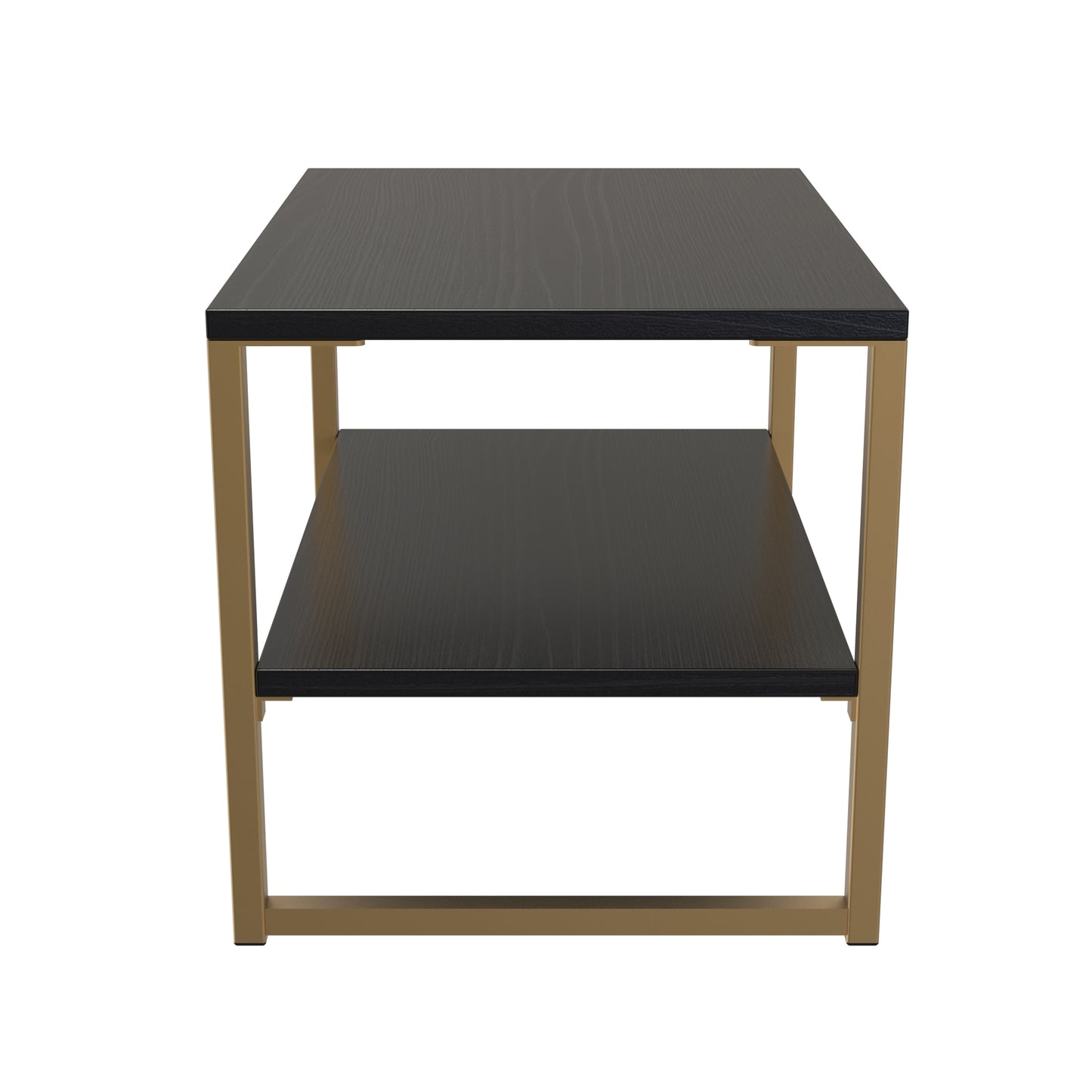 Diego J Side Table Black 1 Shelf 58cm