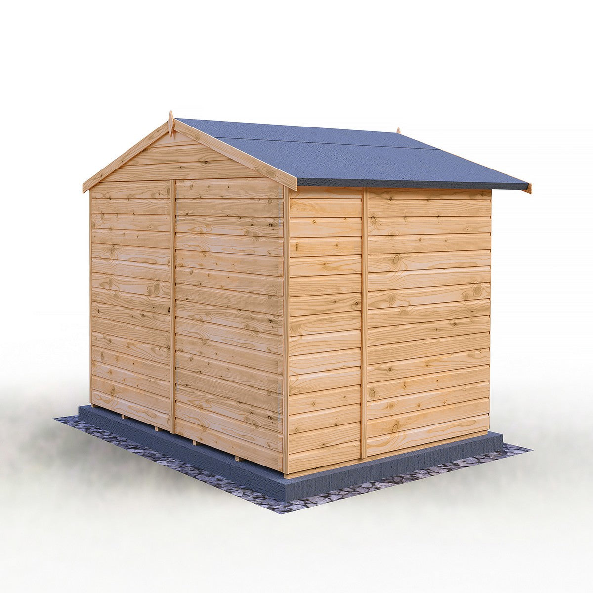 Shire Delmora 6' 11" x 8' 6" Apex Summerhouse - Premium Dip Treated Shiplap