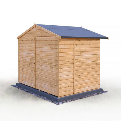 Shire Delmora 6' 11" x 8' 6" Apex Summerhouse - Premium Dip Treated Shiplap