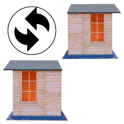 Shire Delmora 6' 11" x 8' 6" Apex Summerhouse - Premium Dip Treated Shiplap