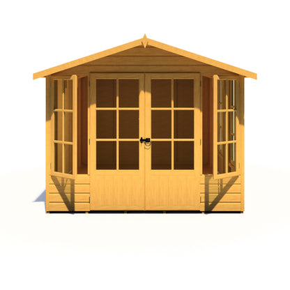 Shire Delmora 11' 6" x 8' Apex Summerhouse - Premium Dip Treated Shiplap