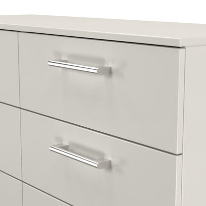 Devon Large Chest of Drawers Grey 6 Drawers 110cm