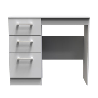 Devon Desk Grey 3 Drawers 90cm