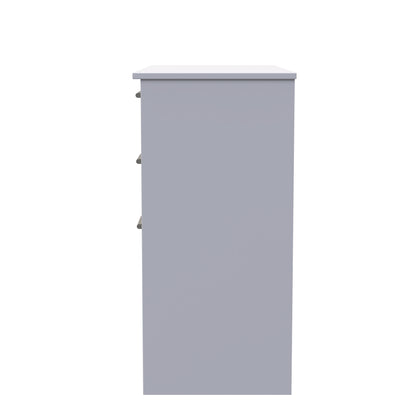 Devon Desk Grey 3 Drawers 90cm