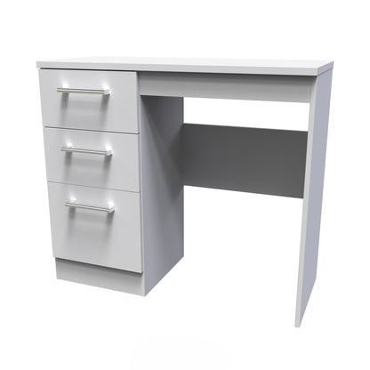 Devon Desk Grey 3 Drawers 90cm