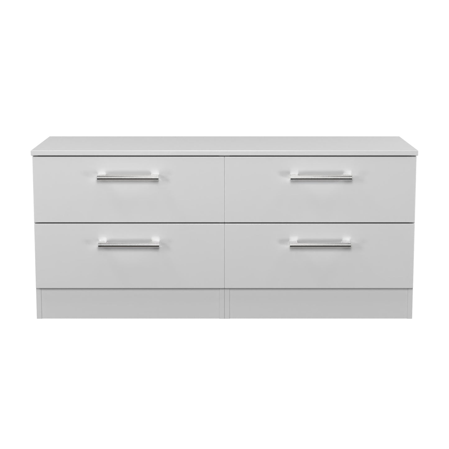 Devon Large Chest of Drawers Grey 4 Drawers 110cm