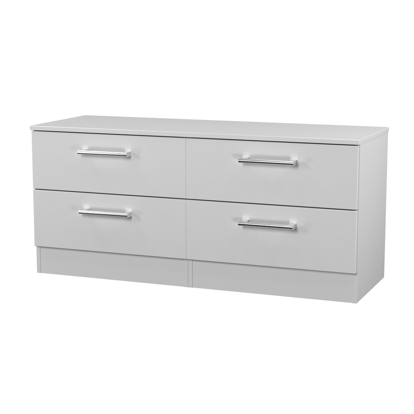 Devon Large Chest of Drawers Grey 4 Drawers 110cm