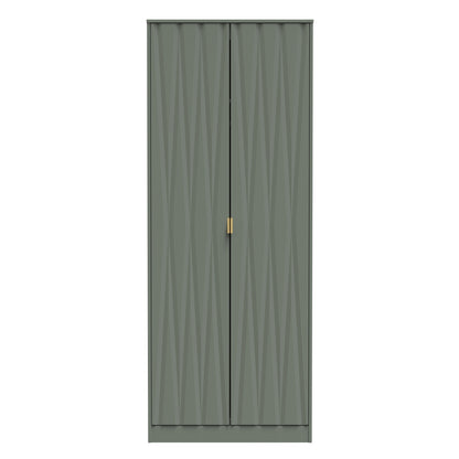 Diamond Tall Wardrobe Not Applicable 2 Doors 197cm