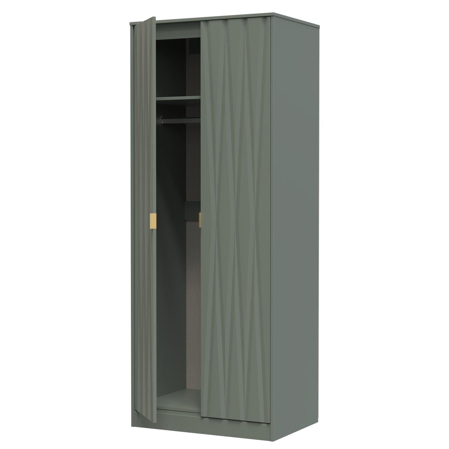 Diamond Tall Wardrobe Not Applicable 2 Doors 197cm