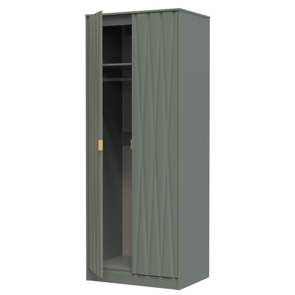 Diamond Tall Wardrobe Not Applicable 2 Doors 197cm