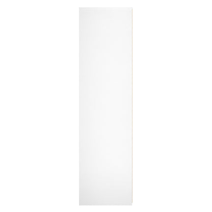 Diamond Tall Wardrobe Grey & White 5 Shelves 197cm