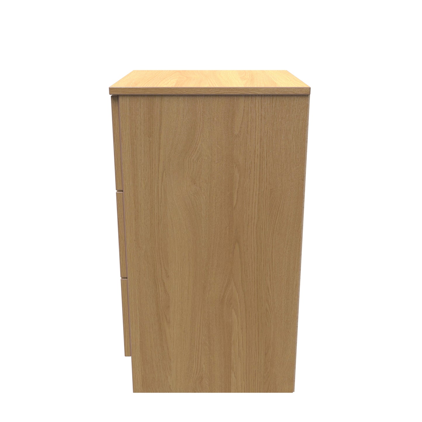 Dorset Bedside Table Oak 3 Drawers 70cm