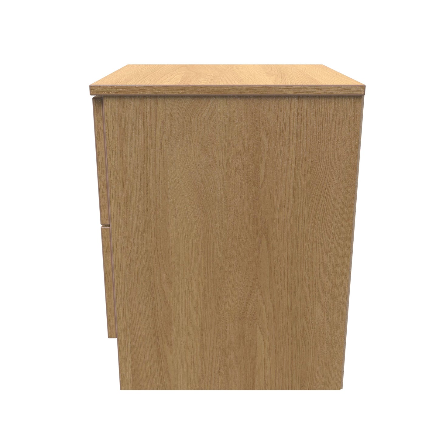 Dorset Bedside Table Oak 2 Drawers 51cm
