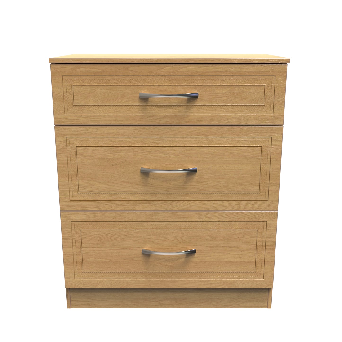 Dorset Chest of Drawers Oak 3 Drawers 89cm