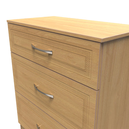 Dorset Chest of Drawers Oak 3 Drawers 89cm