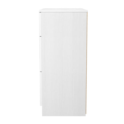 Dorset Chest of Drawers White 3 Drawers 89cm