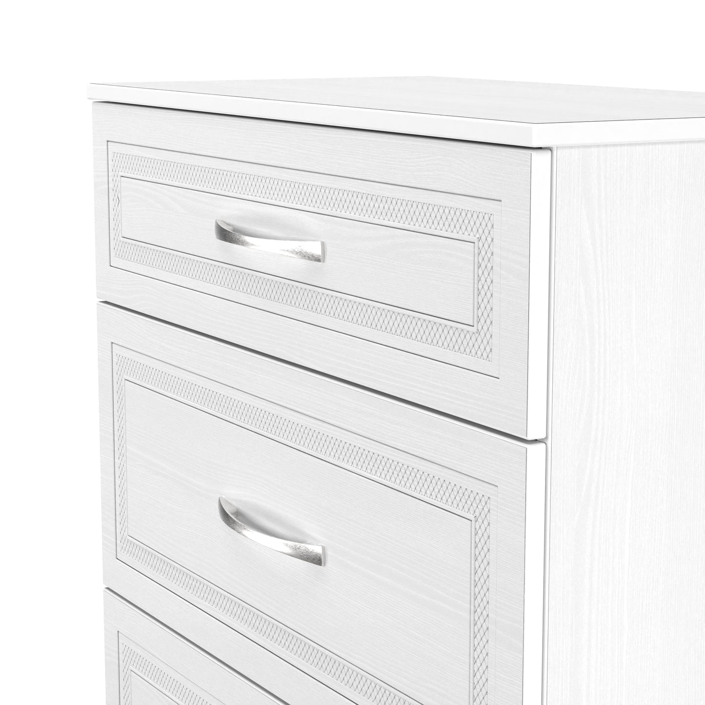 Dorset Chest of Drawers White 3 Drawers 89cm