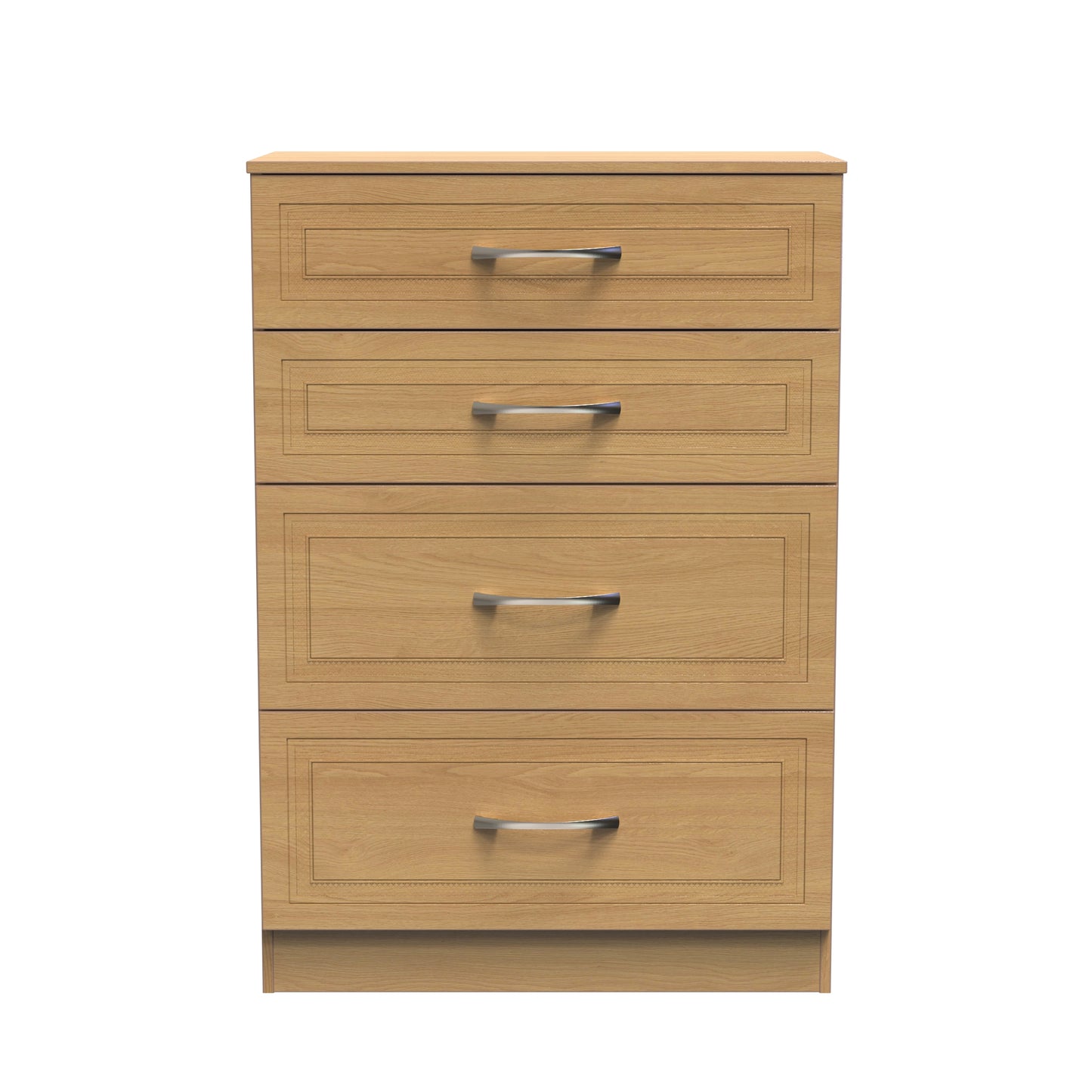 Dorset Tall Chest of Drawers Oak 4 Drawers 108cm