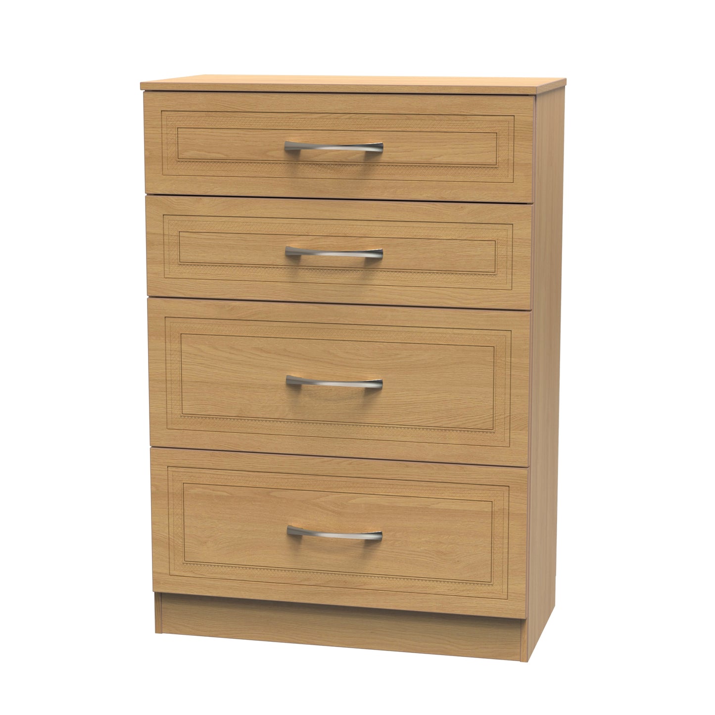 Dorset Tall Chest of Drawers Oak 4 Drawers 108cm