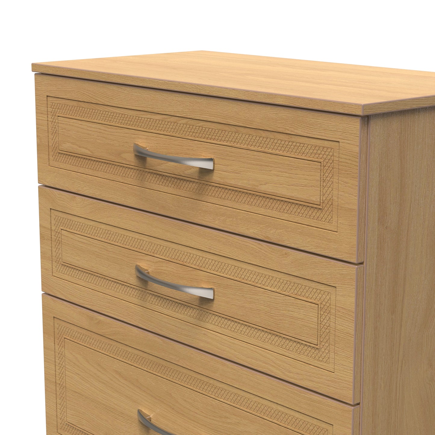 Dorset Tall Chest of Drawers Oak 4 Drawers 108cm