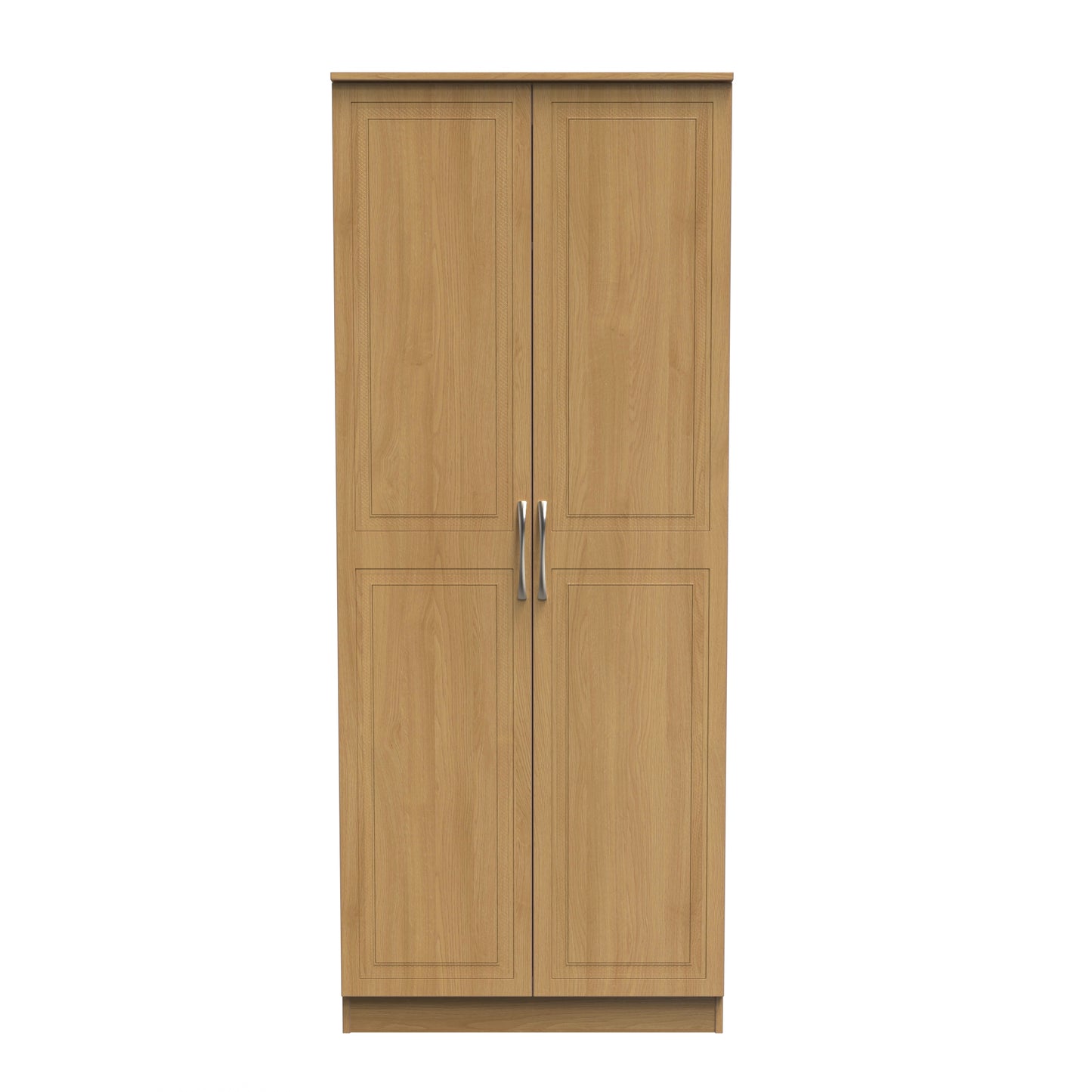 Dorset Tall Wardrobe Oak 2 Doors 1 Shelf 182cm