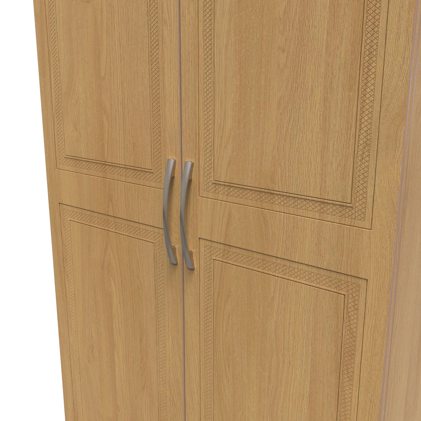 Dorset Tall Wardrobe Oak 2 Doors 1 Shelf 182cm