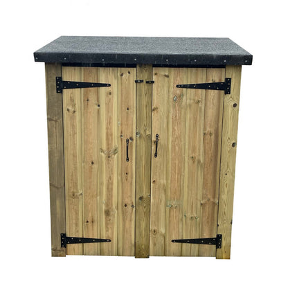 Ascot Garden Tool Storage Shed 120cm wide x 60cm deep by Churnet Valley - DTS01