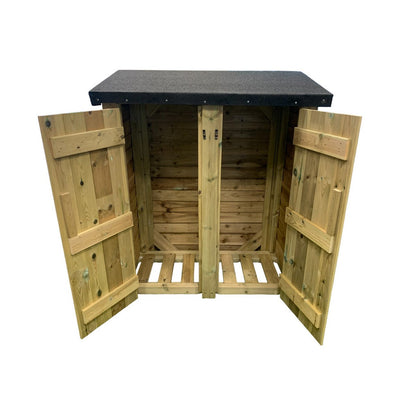 Ascot Garden Tool Storage Shed 120cm wide x 60cm deep by Churnet Valley - DTS01