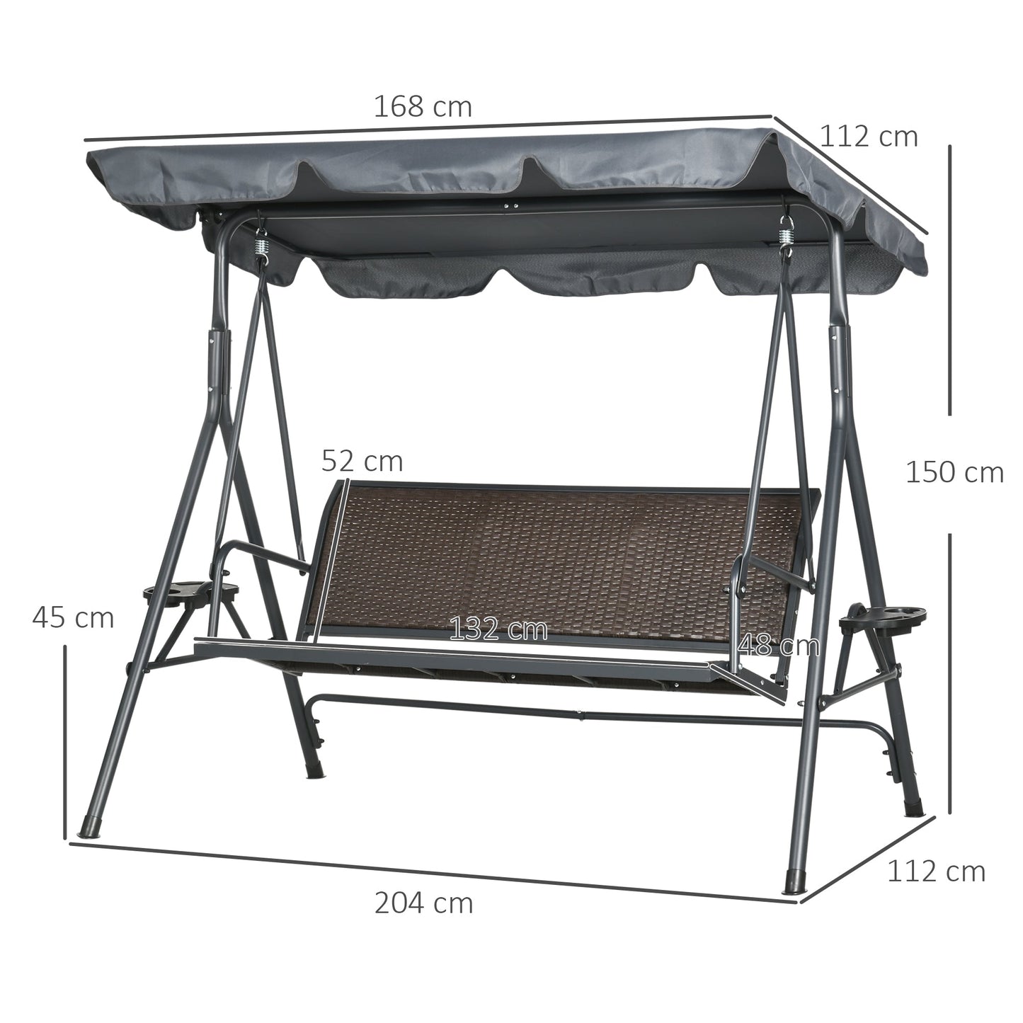 3 Seater Swing Chair