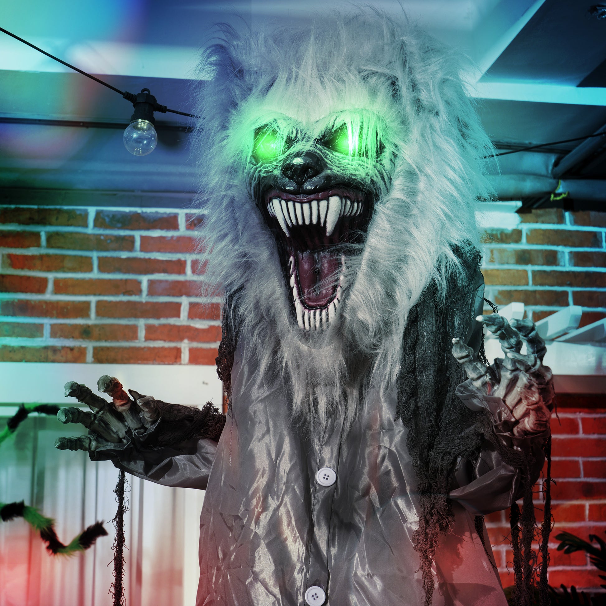 Animated Werewolf Halloween Decoration - 210cm Primary Image