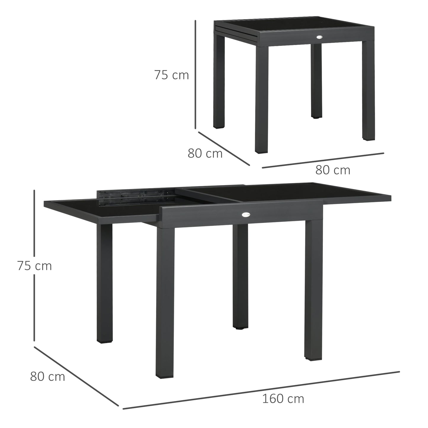 Extending Garden Table