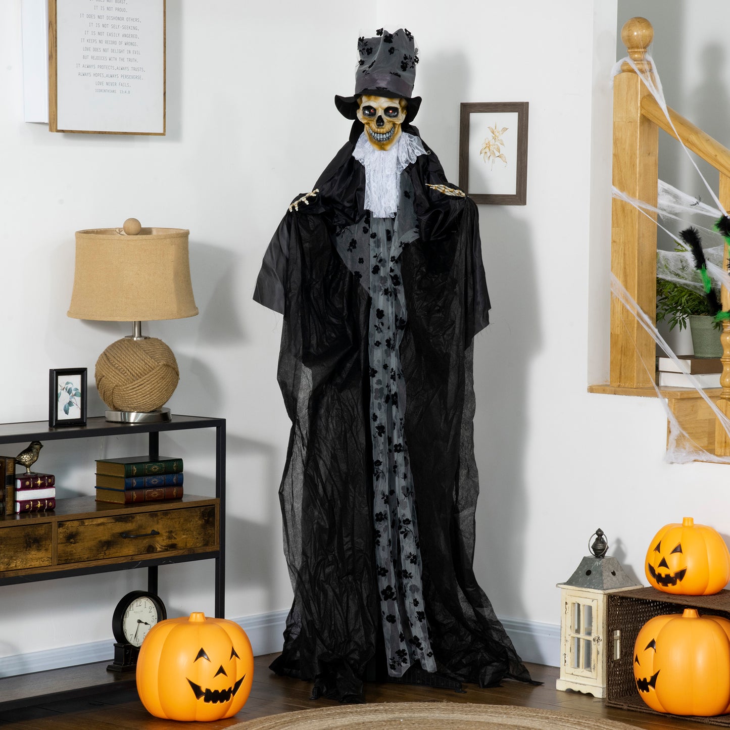 Animated Skeleton Halloween Decoration - 189cm