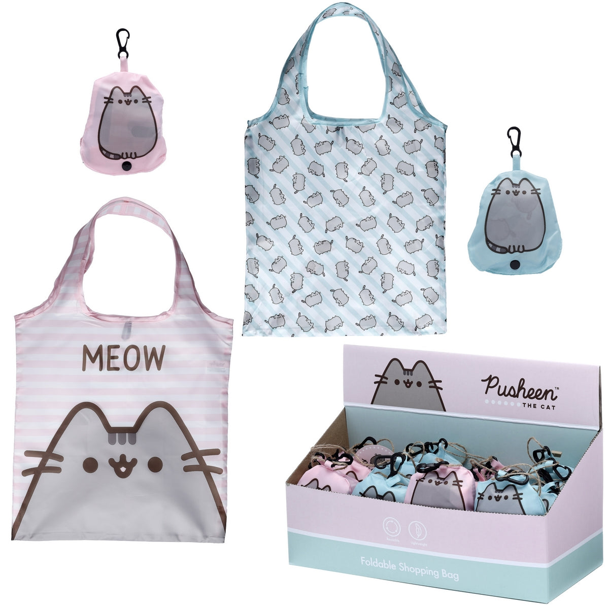 Pusheen The Cat Reusable Shopping Bag - Assorted