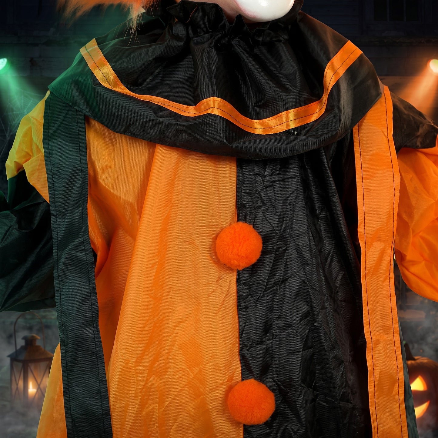 Animated Scary Clown Halloween Decoration - 190cm