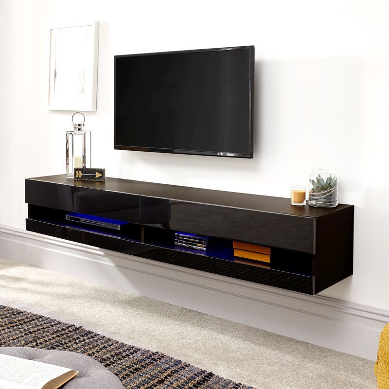 Galicia TV Unit 2 Shelves 2 Doors