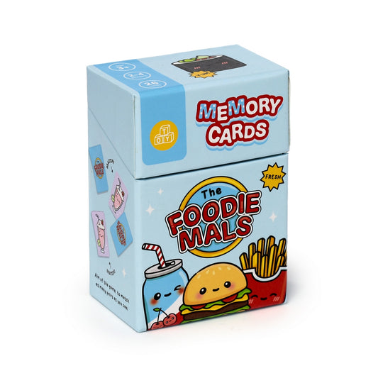 Foodiemals Kids Memory Card Game Set