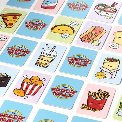 Foodiemals Kids Memory Card Game Set