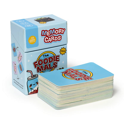 Foodiemals Kids Memory Card Game Set