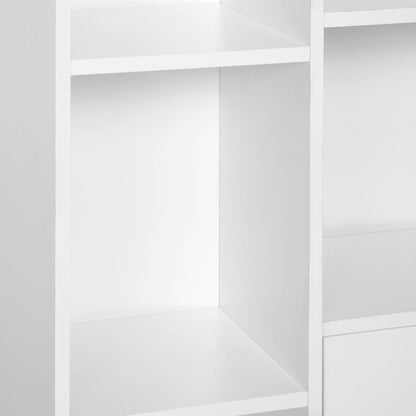 Homcom Multi-Compartment Bookcase - White