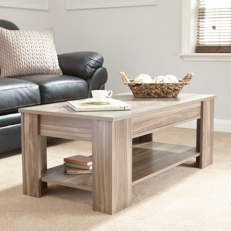 Harper Coffee Table Natural 1 Shelf